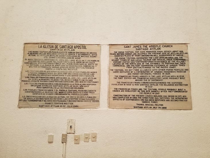 Iglesia de Santiago Apóstol, Santiago Atitlán, Guatemala, July 29, 2019