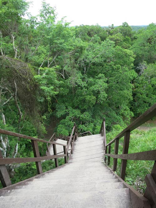 Steps Down From Great Pyramid, Mundo Perdido, Tikal, Petén, Guatemala, July 21, 2019