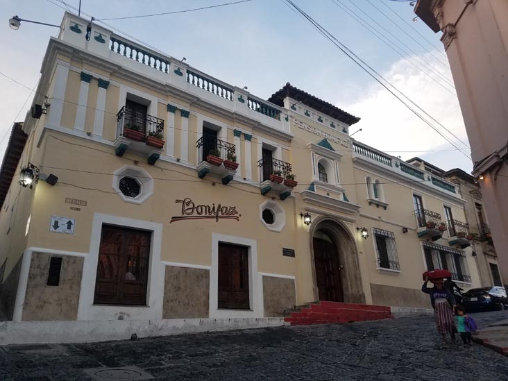 Pensión Bonifaz, 4a Calle 10-50, Quetzaltenango, Guatemala, July 24, 2019