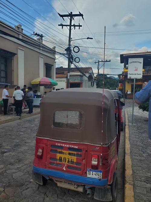 Tuk Tuk, Parque Central, Copán Ruinas, Honduras, August 11, 2024