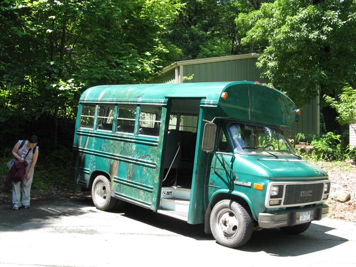 Shuttle To Train From Sunnyside Road, Malouf's Mountain Sunset Camp, Beacon Hills, Dutchess County, New York, June 14, 2009