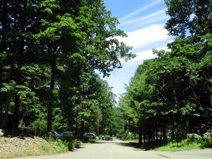 Sunnyside Road From Overlook Trail Trailhead, Hudson Highlands State Park, Dutchess County, New York