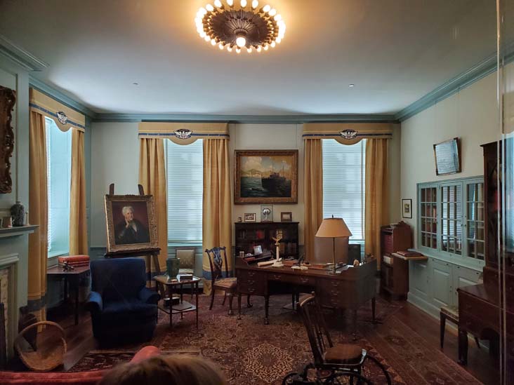 FDR's Private Study, Franklin D. Roosevelt Presidential Library and Museum, Home of Franklin D. Roosevelt National Historic Site, Hyde Park, New York, October 16, 2022
