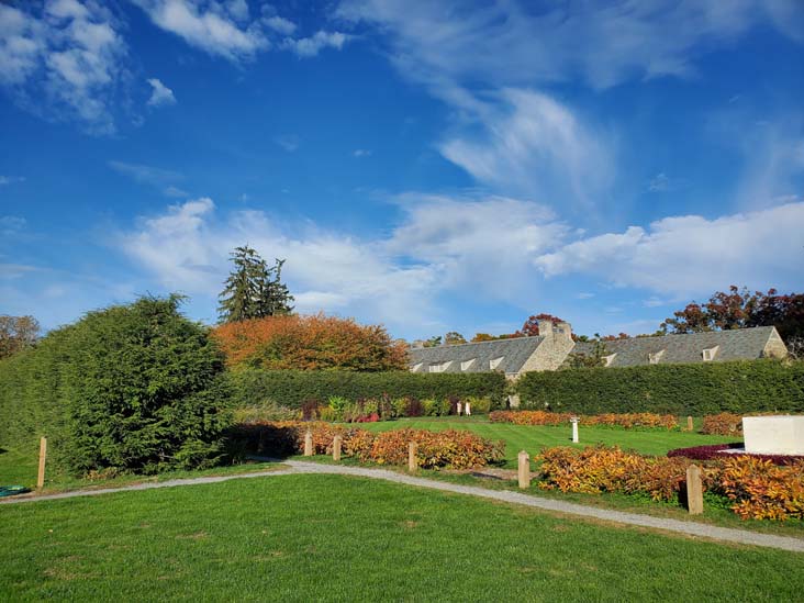 Gardens, Home of Franklin D. Roosevelt National Historic Site, Hyde Park, New York, October 16, 2022