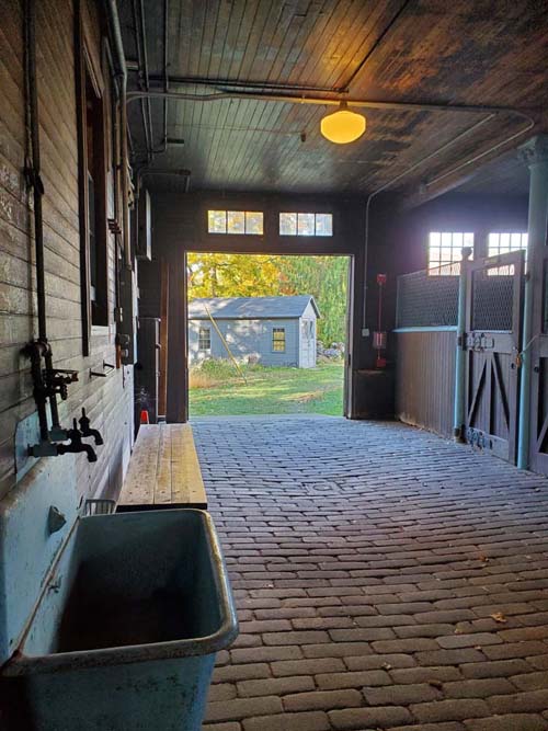 Coach House and Stables, Home of Franklin D. Roosevelt National Historic Site, Hyde Park, New York, October 16, 2022