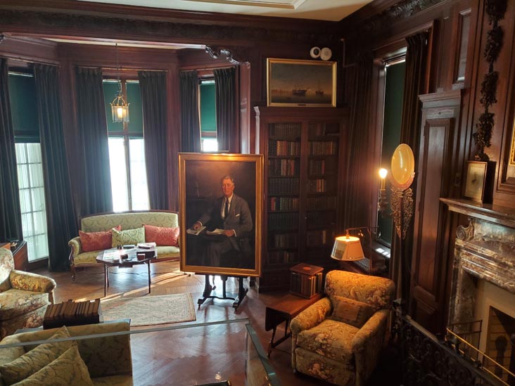 Library, Springwood, Home of Franklin D. Roosevelt National Historic Site, Hyde Park, New York, October 16, 2022