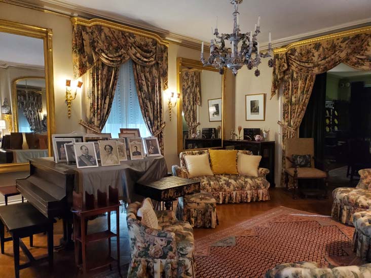 Music Room, Springwood, Home of Franklin D. Roosevelt National Historic Site, Hyde Park, New York, October 16, 2022