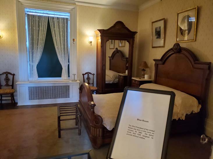 Blue Room, Springwood, Home of Franklin D. Roosevelt National Historic Site, Hyde Park, New York, October 16, 2022