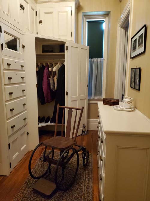 Wheelchair, Springwood, Home of Franklin D. Roosevelt National Historic Site, Hyde Park, New York, October 16, 2022