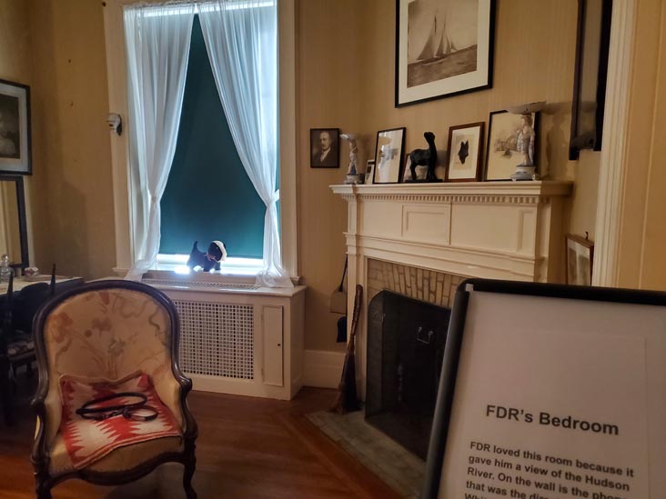 FDR's Bedroom, Springwood, Home of Franklin D. Roosevelt National Historic Site, Hyde Park, New York, October 16, 2022
