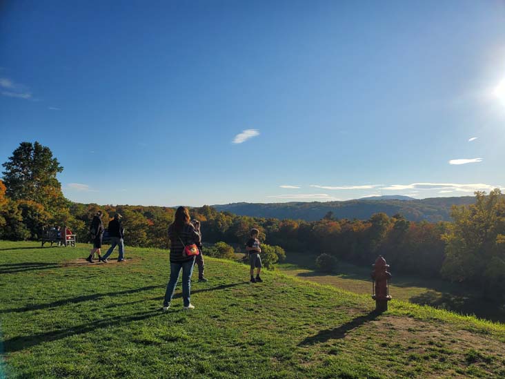 Hudson Valley From Springwood, Home of Franklin D. Roosevelt National Historic Site, Hyde Park, New York, October 16, 2022
