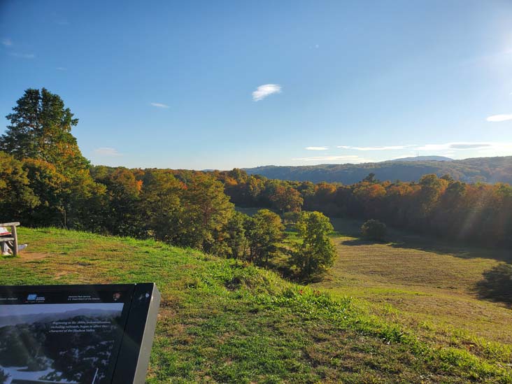 Hudson Valley From Springwood, Home of Franklin D. Roosevelt National Historic Site, Hyde Park, New York, October 16, 2022