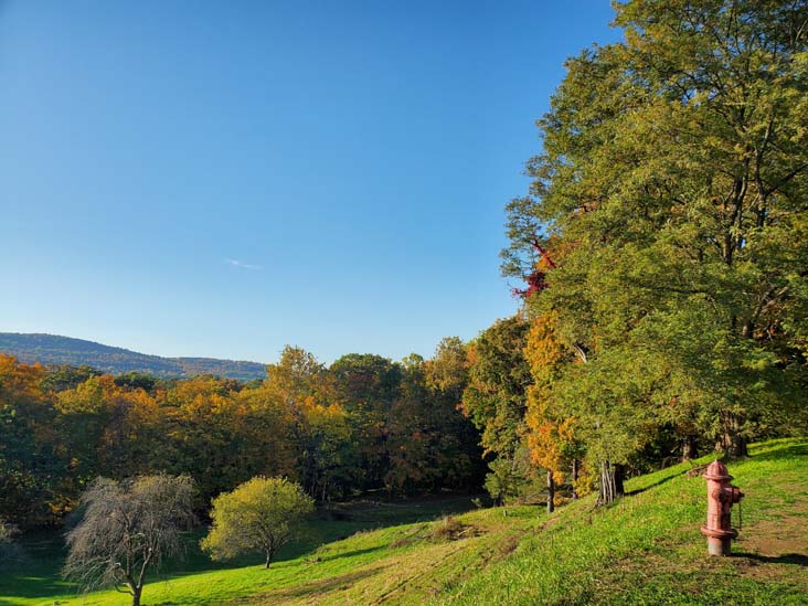 Hudson Valley From Springwood, Home of Franklin D. Roosevelt National Historic Site, Hyde Park, New York, October 16, 2022