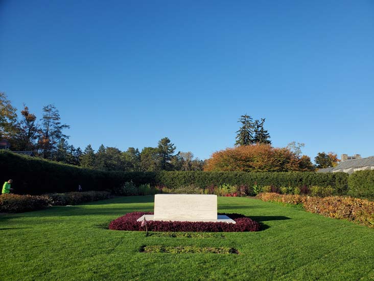 Burial Site of Franklin and Eleanor Roosevelt, Home of Franklin D. Roosevelt National Historic Site, Hyde Park, New York, October 16, 2022