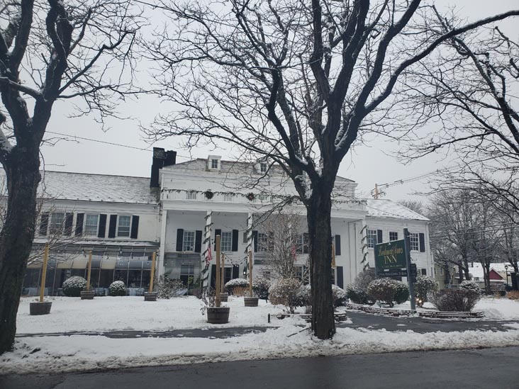 Beekman Arms & Delamater Inn, 6387 Mill Street at Market Street, Rhinebeck, New York, December 16, 2024