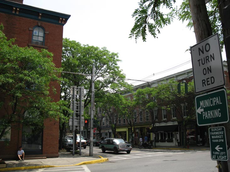 Montgomery Street at Market Street, Rhinebeck, New York