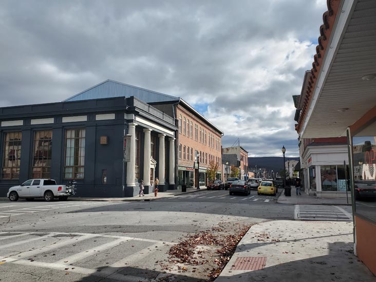 Front Street at Sussex Street, Port Jervis, New York, November 13, 2022