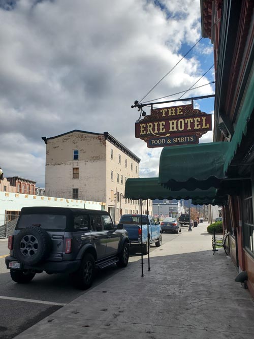 The Erie Hotel & Restaurant, 9 Jersey Avenue, Port Jervis, New York, November 13, 2022