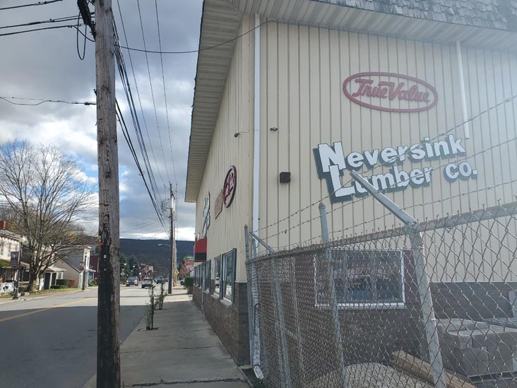 Berthiaume's Neversink Lumber Co., 95 Jersey Avenue, Port Jervis, New York, November 13, 2022