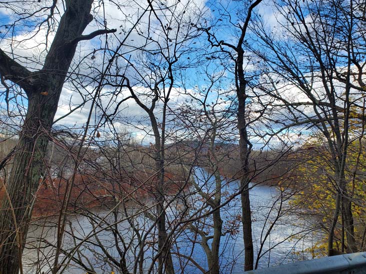 Delaware River From Laurel Grove Cemetery, Port Jervis, New York, November 13, 2022