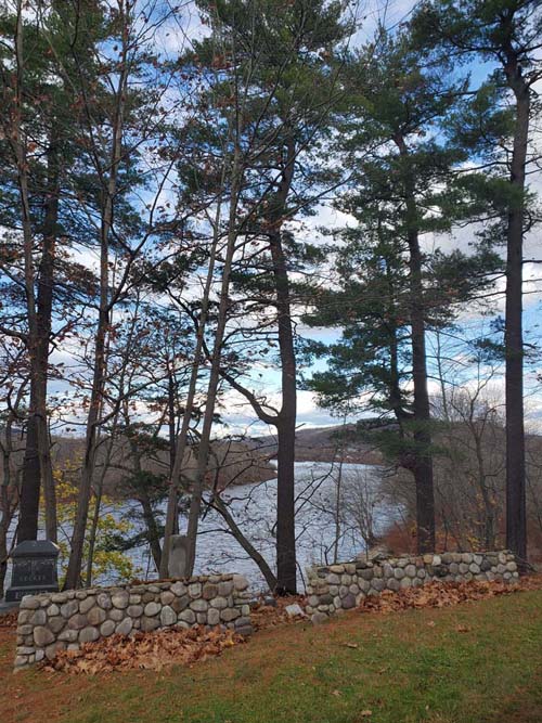 Delaware River From Laurel Grove Cemetery, Port Jervis, New York, November 13, 2022
