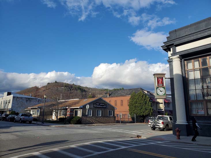 Front Street at Sussex Street, Port Jervis, New York, November 13, 2022