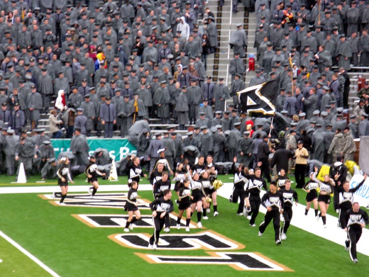 Cheer Squad, Army vs. Louisiana Tech, Michie Stadium, United States Military Academy at West Point, New York, October 25, 2008