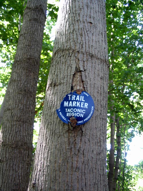 Trail Marker, Arden Point Trail, Hudson Highlands State Park, Garrison, New York