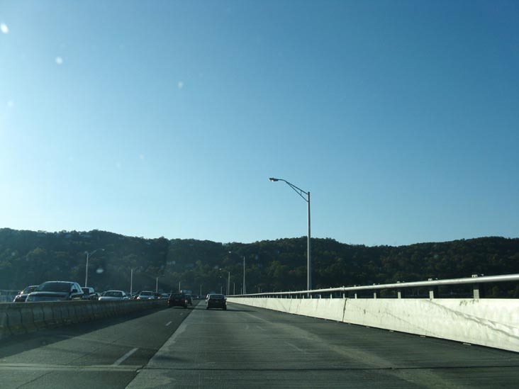 Tappan Zee Bridge From Westbound Lanes, Hudson Valley, New York, October 26, 2008