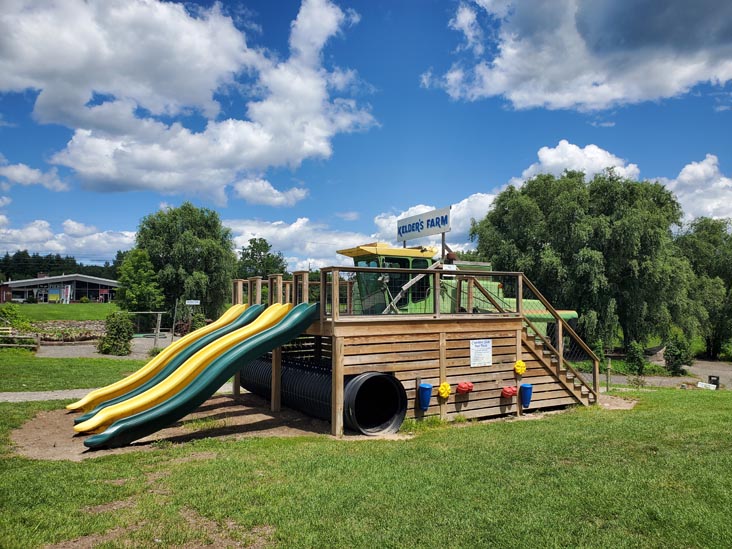 Combine Slide, Kelder's Farm, Kerhonkson, New York, August 1, 2023