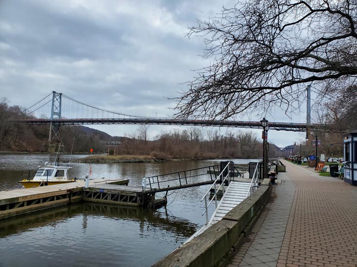 T.R. Gallo Waterfront Park, Wurts Street Bridge, Kingston, New York, April 2, 2021