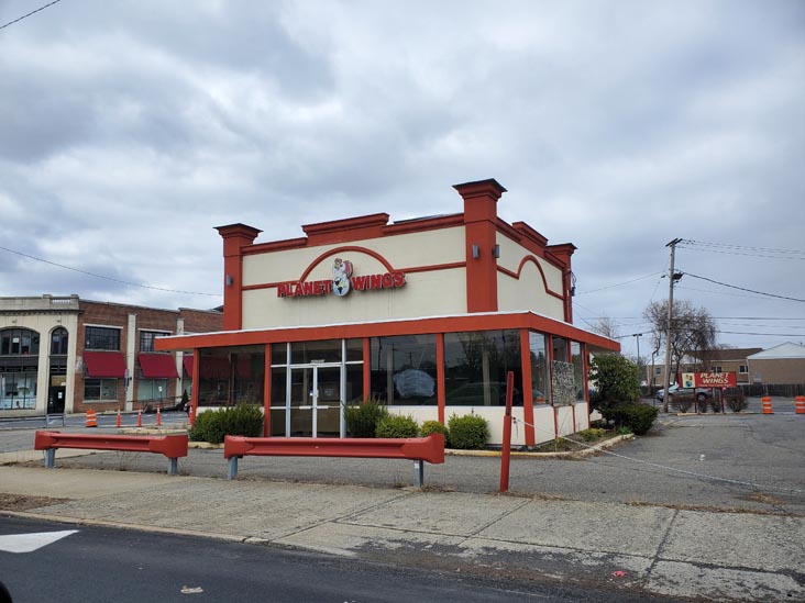Planet Wings, 490 Broadway, Kingston, New York, April 2, 2021