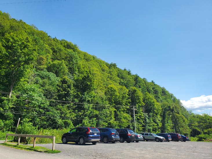 Binnewater Parking Area Near Rosendale Trestle, Rosendale, New York, July 19, 2024