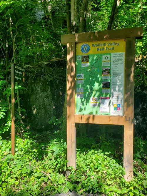 Wallkill Valley Rail Trail Near Rosendale Trestle, Rosendale, New York, July 19, 2024
