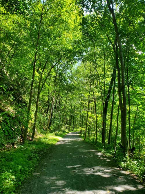 Wallkill Valley Rail Trail Near Rosendale Trestle, Rosendale, New York, July 19, 2024