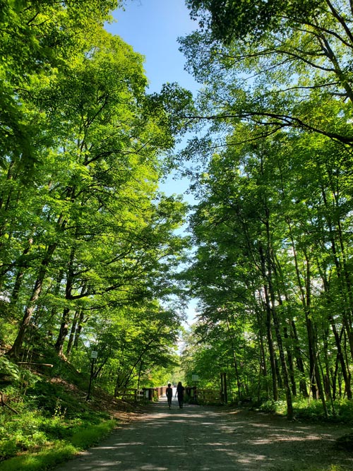 Wallkill Valley Rail Trail Near Rosendale Trestle, Rosendale, New York, July 19, 2024