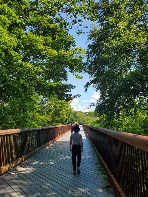 Rosendale Trestle, Wallkill Valley Rail Trail, Rosendale, New York, July 19, 2024