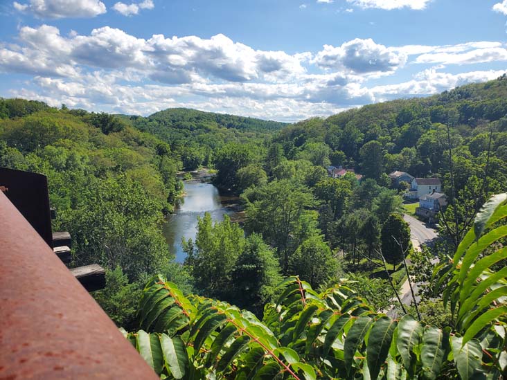 View From Rosendale Trestle, Rosendale, New York, July 19, 2024
