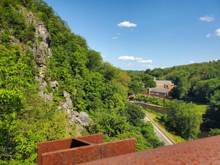 View From Rosendale Trestle, Rosendale, New York, July 19, 2024