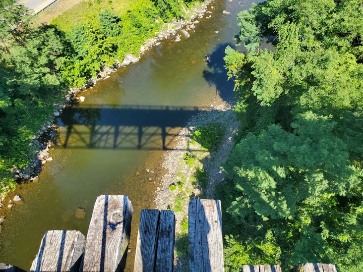 Rondout Creek From Rosendale Trestle, Rosendale, New York, July 19, 2024