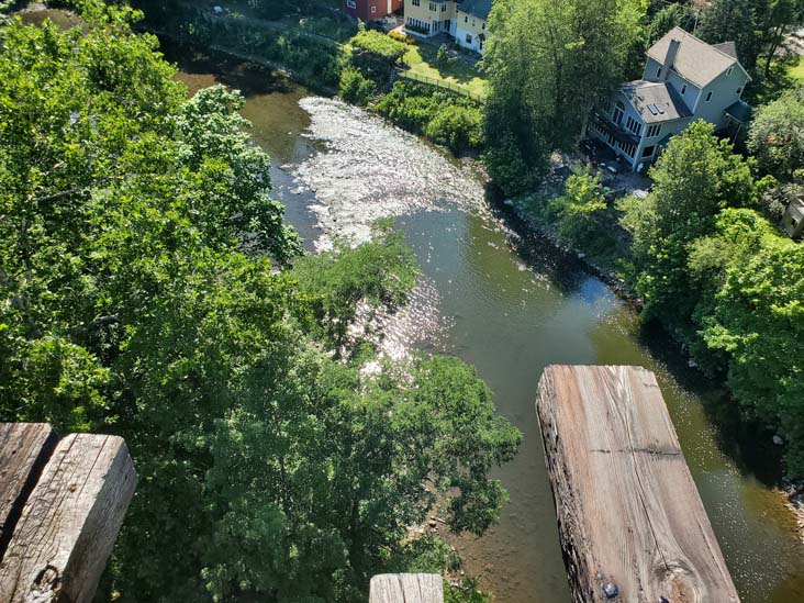 Rondout Creek From Rosendale Trestle, Rosendale, New York, July 19, 2024