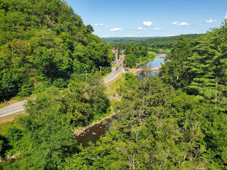 View From Rosendale Trestle, Rosendale, New York, July 19, 2024
