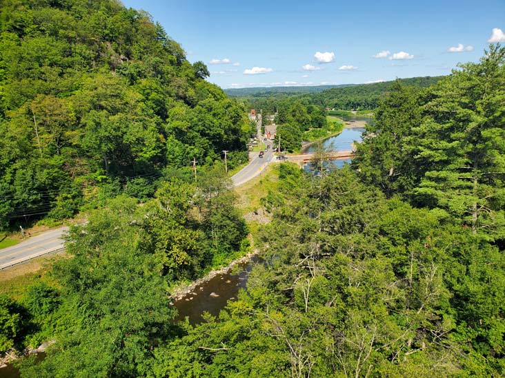 View From Rosendale Trestle, Rosendale, New York, July 19, 2024