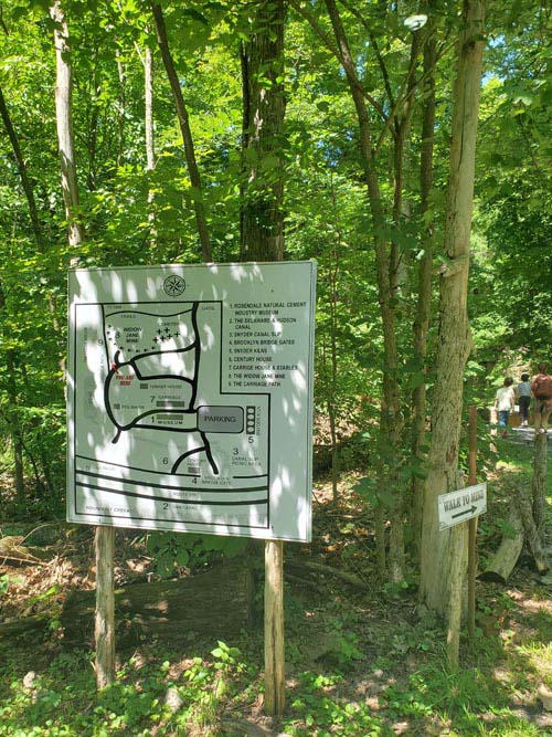 Site Map, Widow Jane Mine, Rosendale, New York, July 19, 2024