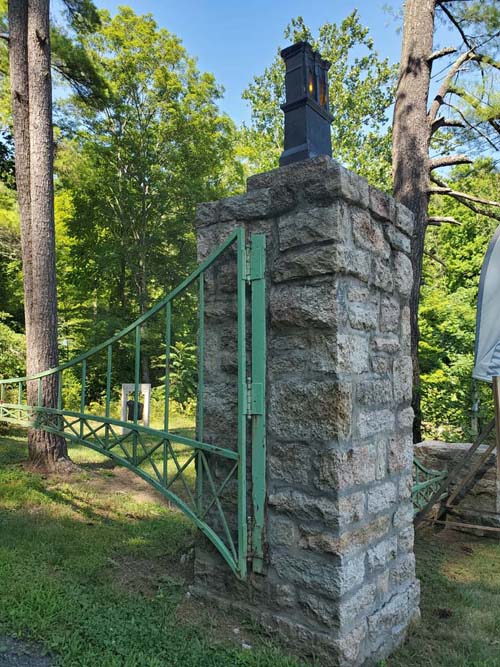 Widow Jane Mine Gates, Snyder Estate, 668 New York State Route 213, Rosendale, New York, July 19, 2024