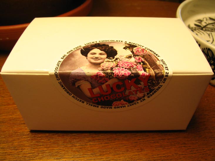 Box, Lucky Chocolates, 1534 Rte 212, Saugerties, New York
