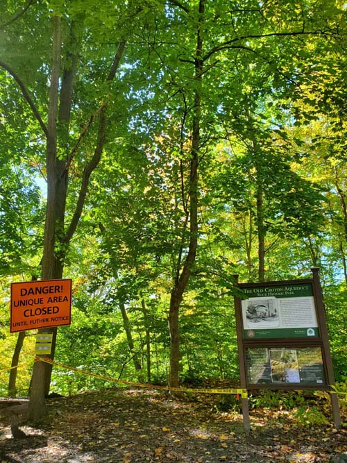 Old Croton Aqueduct Trail, Croton-on-Hudson, New York, October 17, 2020