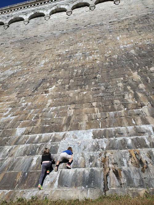 New Croton Dam, Croton Gorge Park, Croton-on-Hudson, New York, October 17, 2020