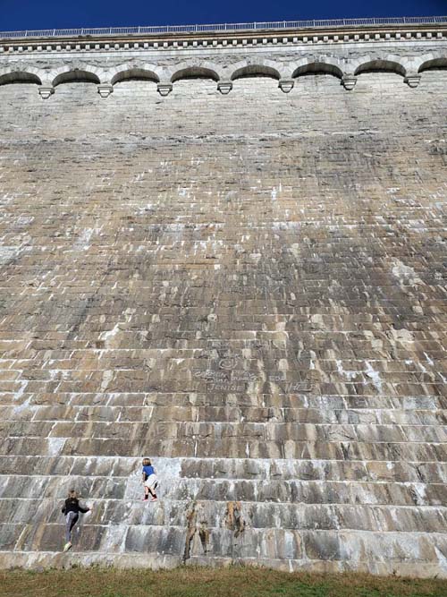 New Croton Dam, Croton Gorge Park, Croton-on-Hudson, New York, October 17, 2020
