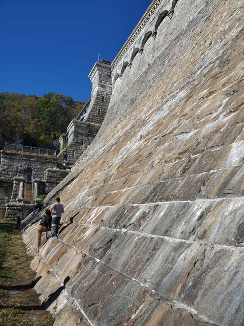 New Croton Dam, Croton Gorge Park, Croton-on-Hudson, New York, October 17, 2020